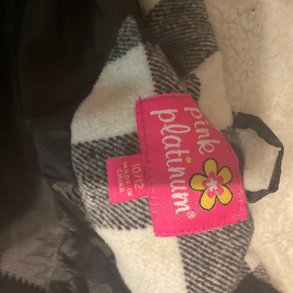 Pink platinum girls coat - Picture 3 of 3